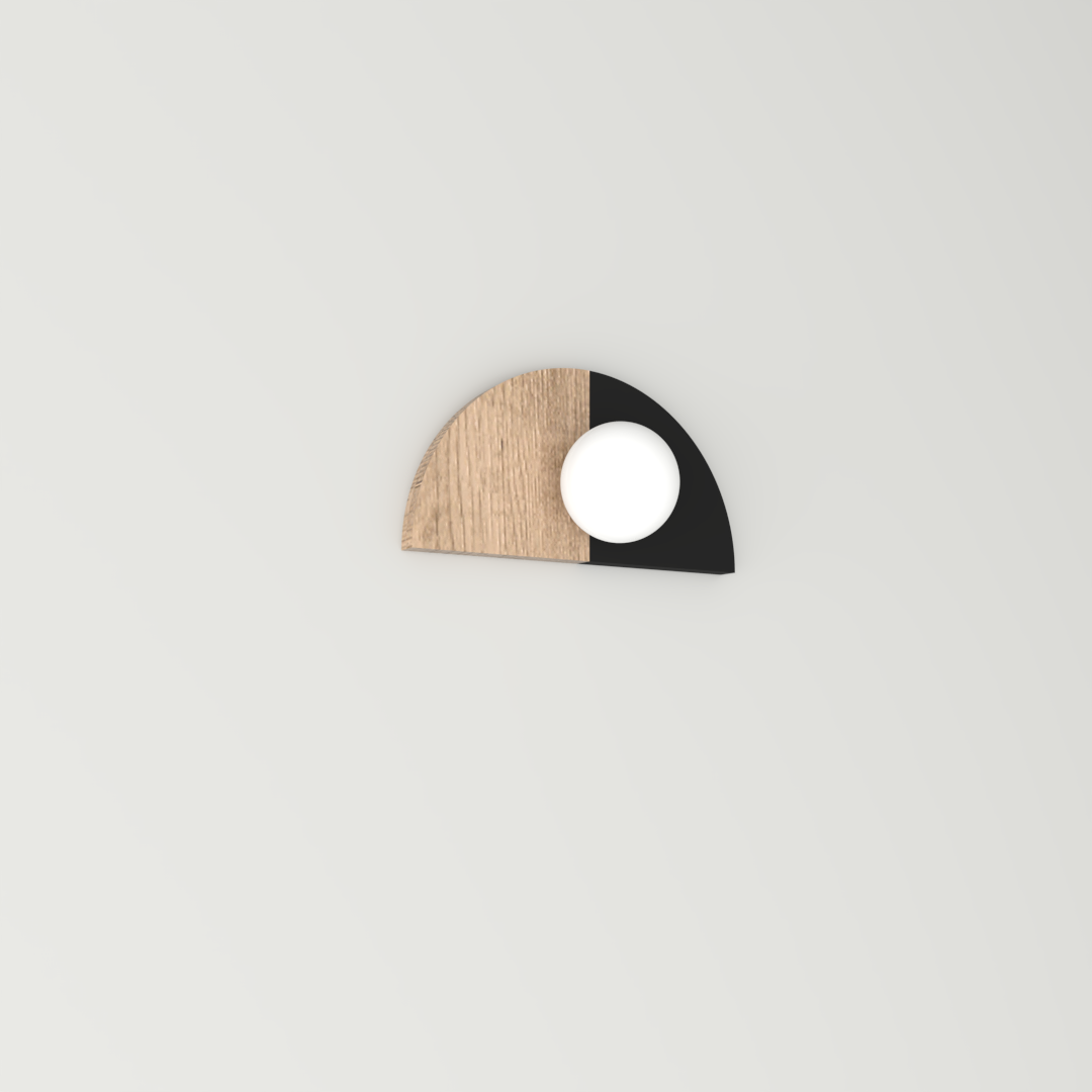 CHROMA Arc | Applique minimaliste en bois